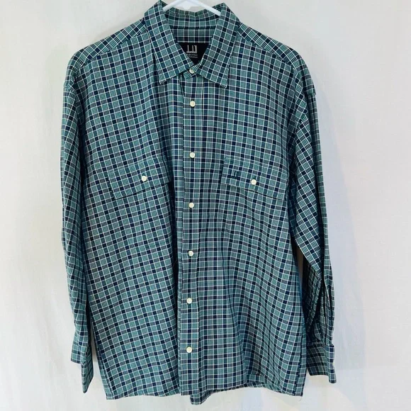 Dunhill Cotton-twill Overshirt In Blue Australia